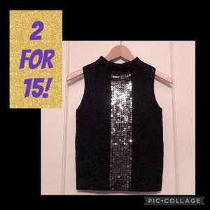 Michelle Nicole Sequin Sweater Top